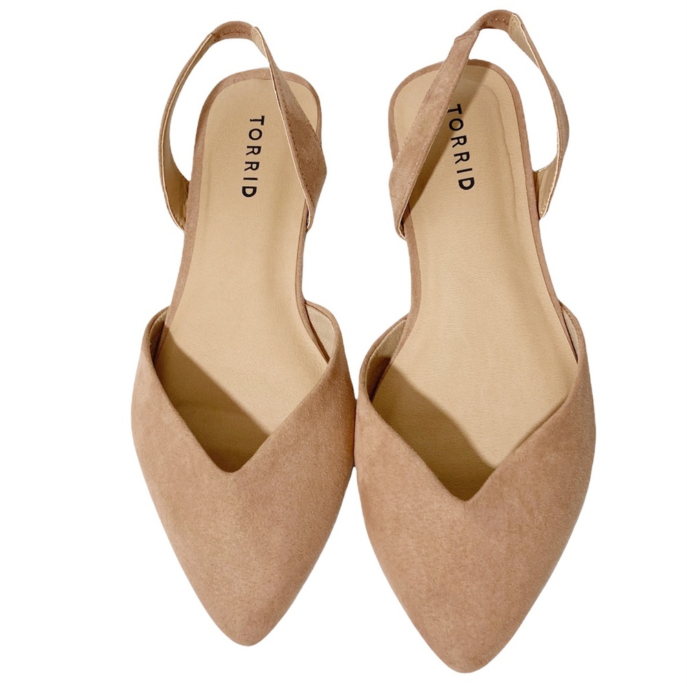 Torrid Pointed Toe Ballet Flats Size 8.5w